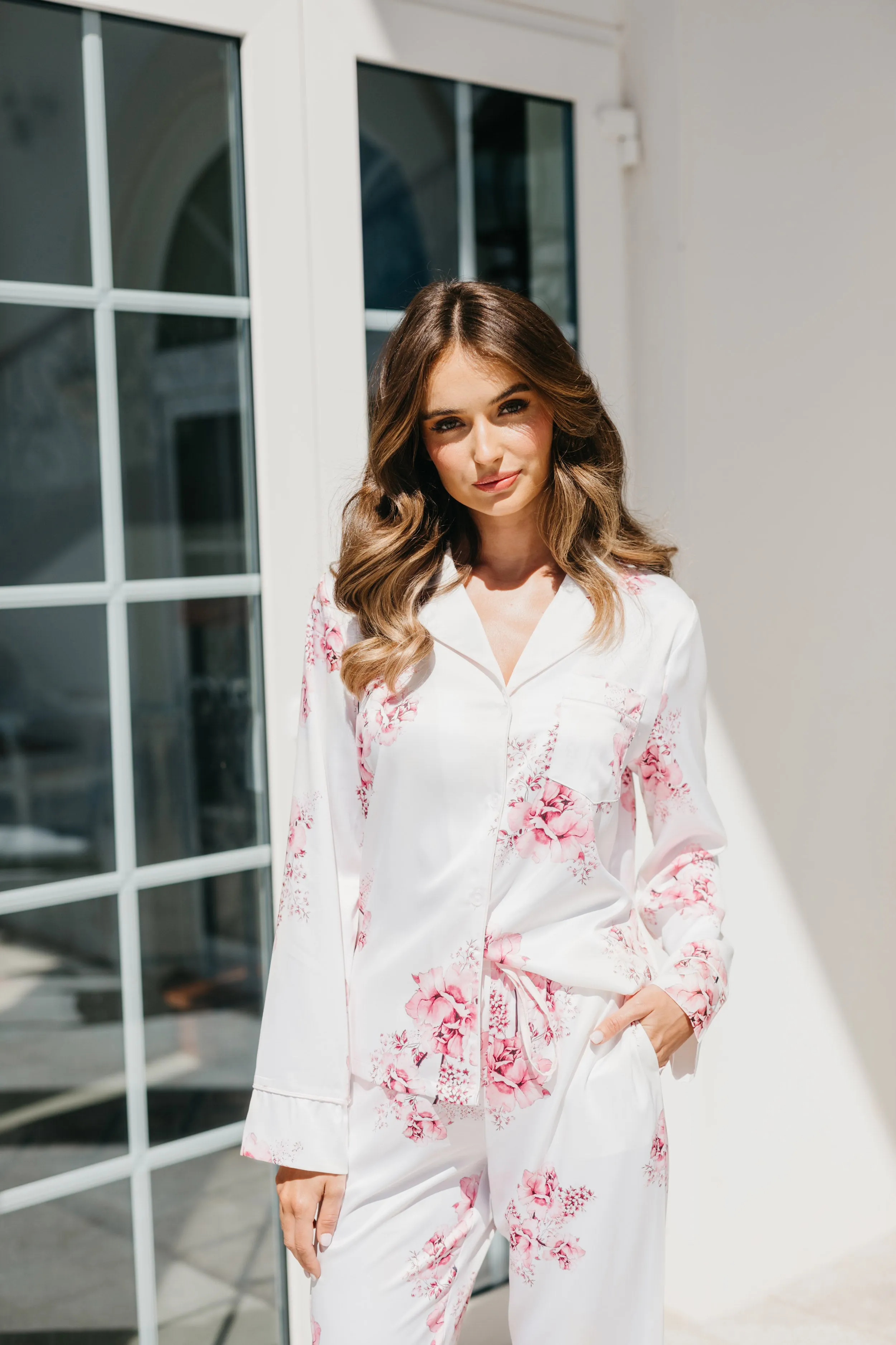 Katerina Bouquet De Fleur Printed PJ Set