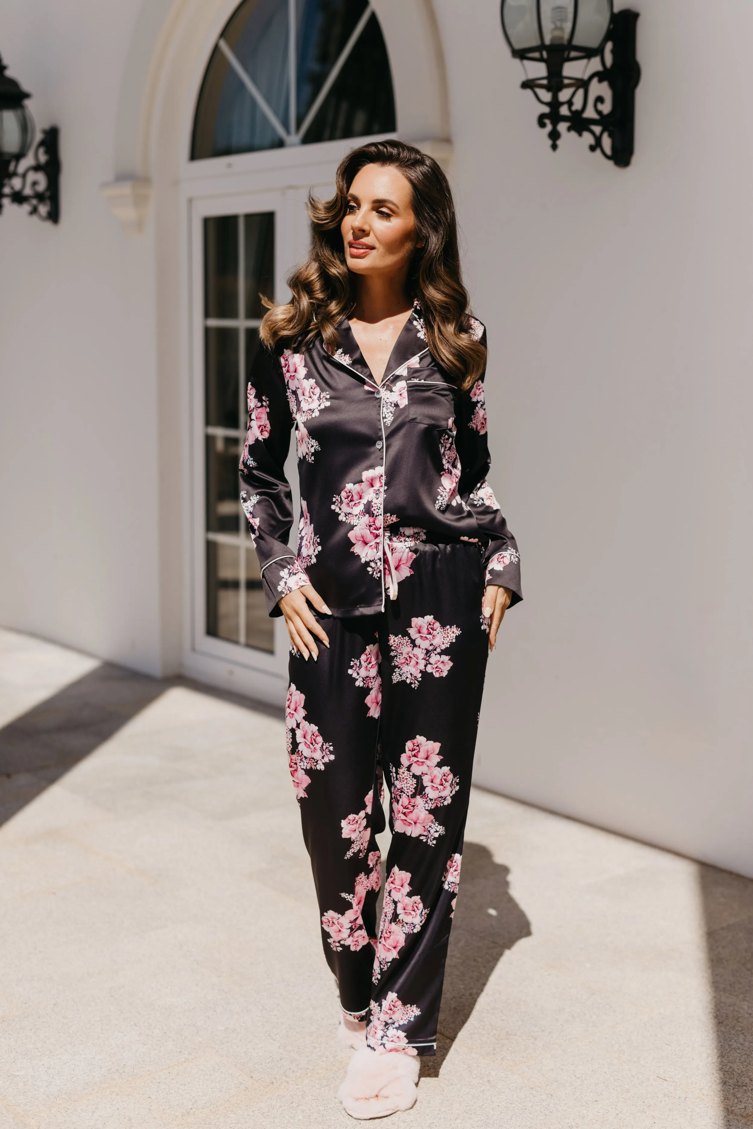 Katerina Bouquet De Fleur Printed PJ Set