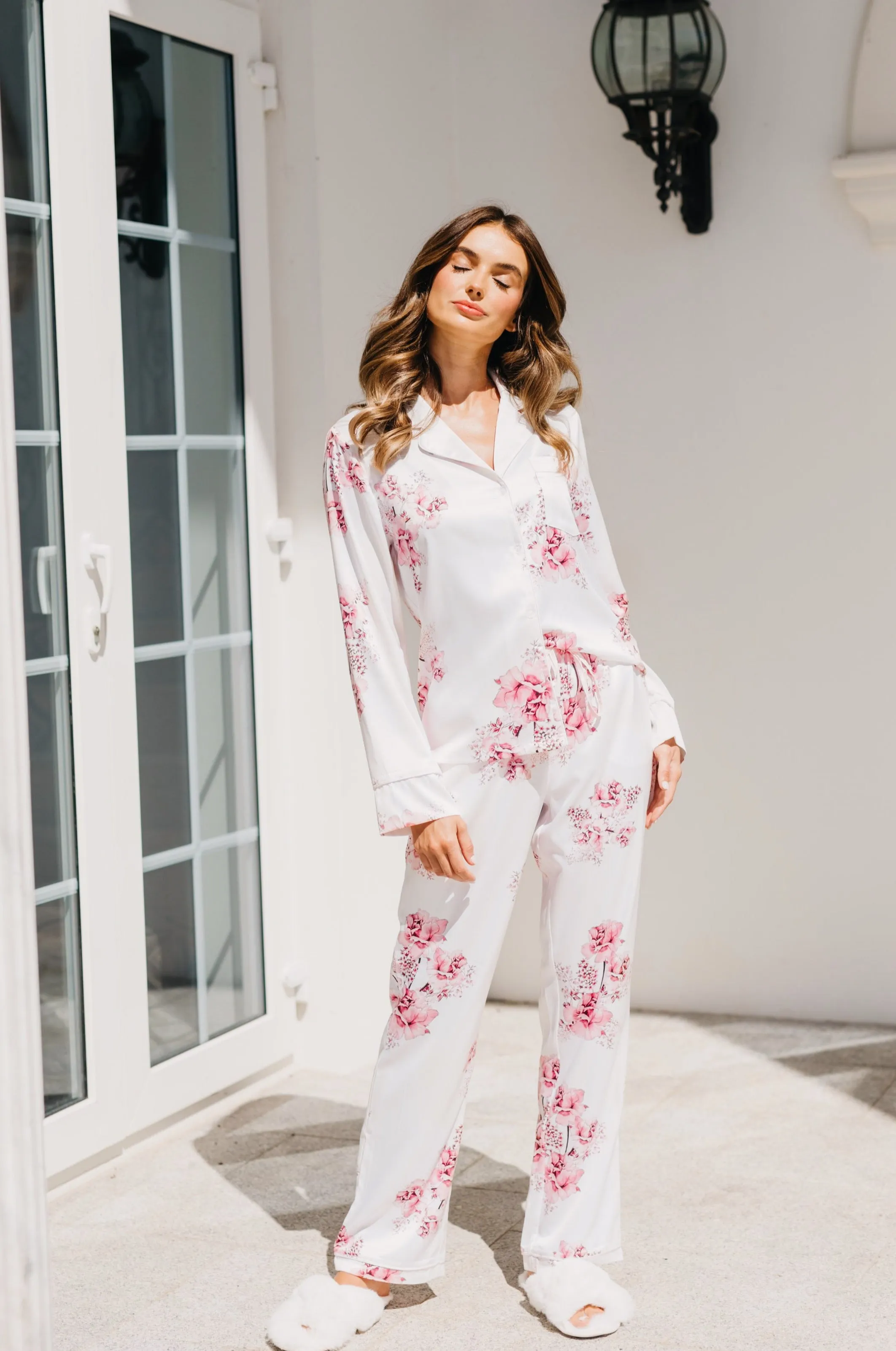 Katerina Bouquet De Fleur Printed PJ Set