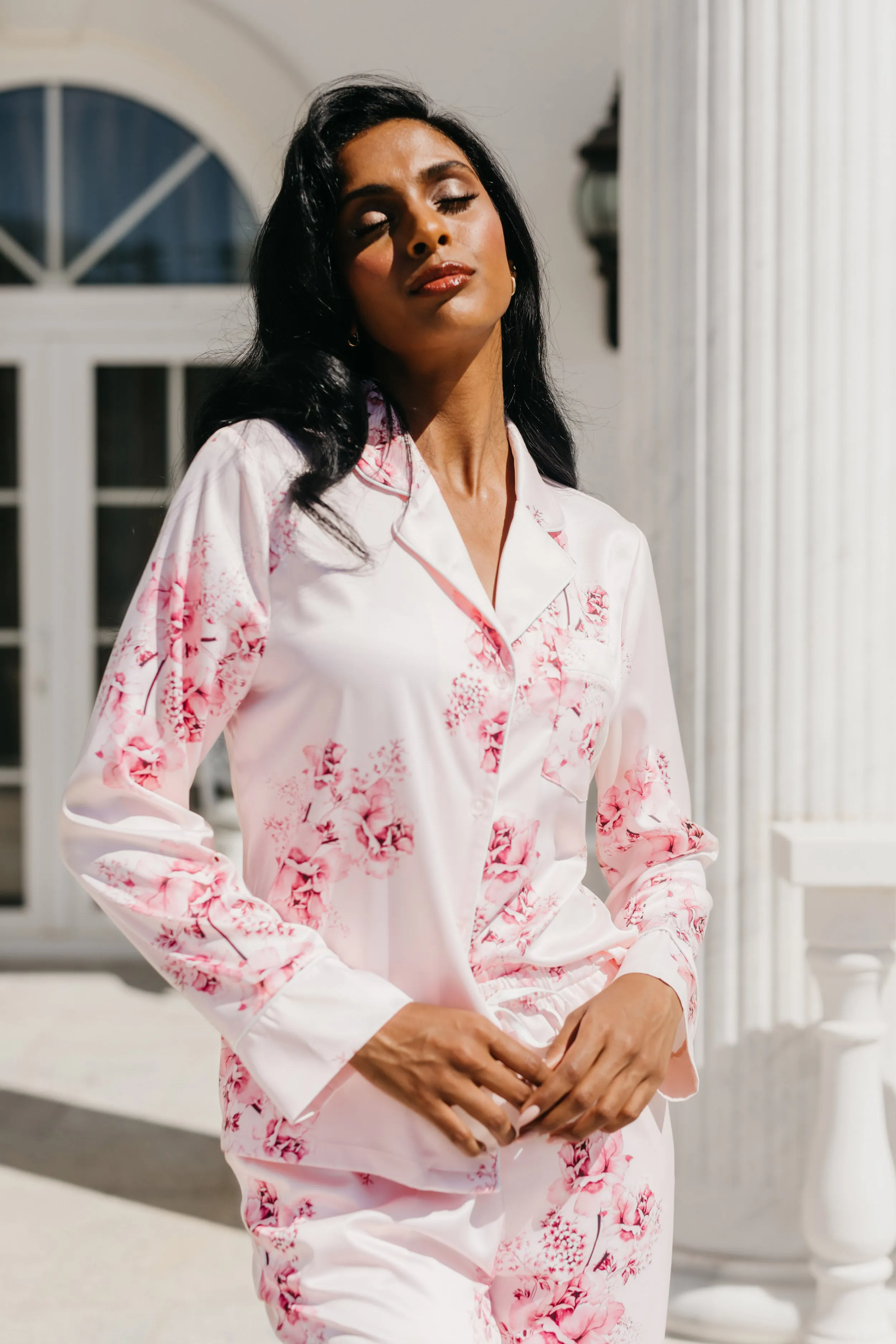 Katerina Bouquet De Fleur Printed PJ Set