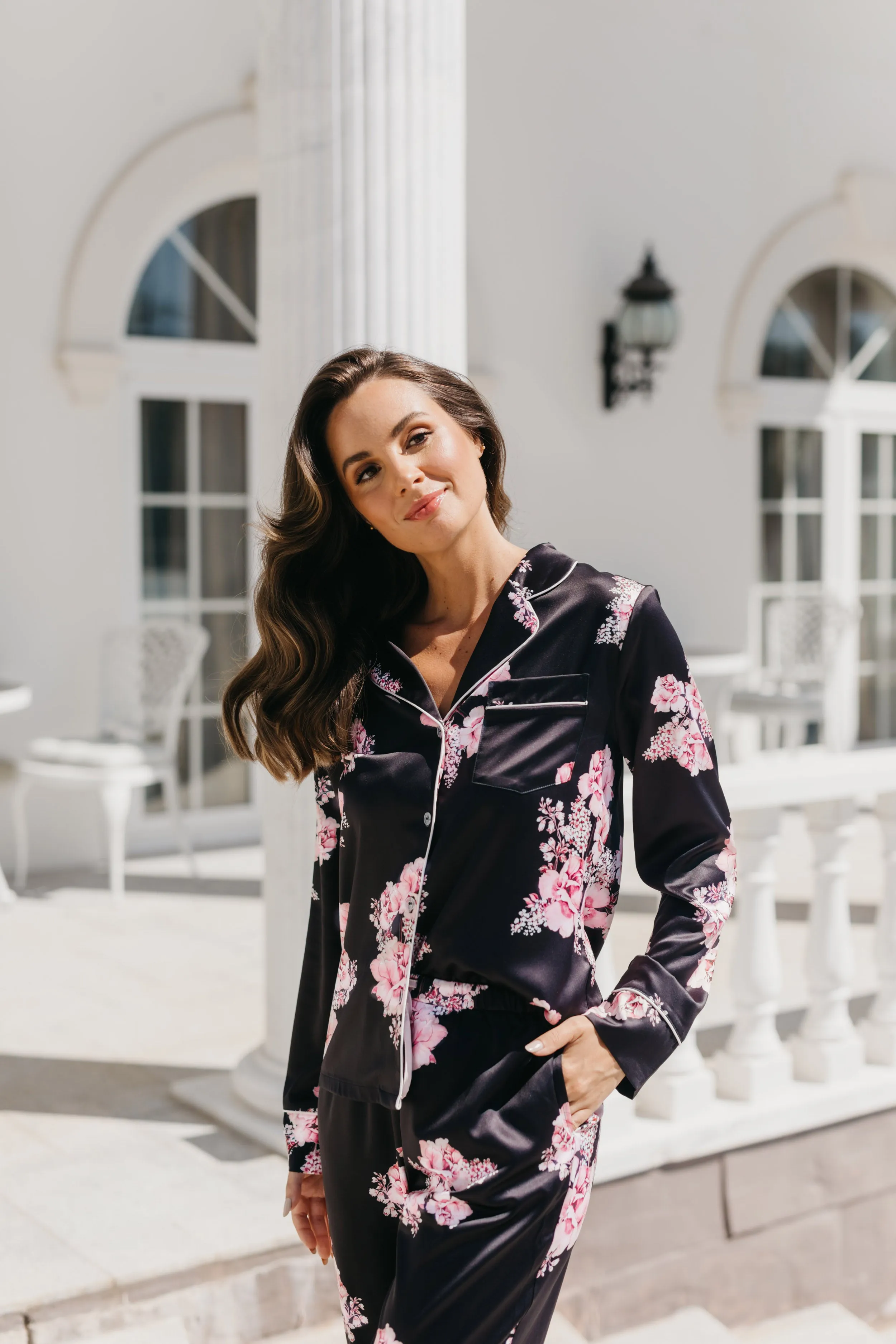 Katerina Bouquet De Fleur Printed PJ Set