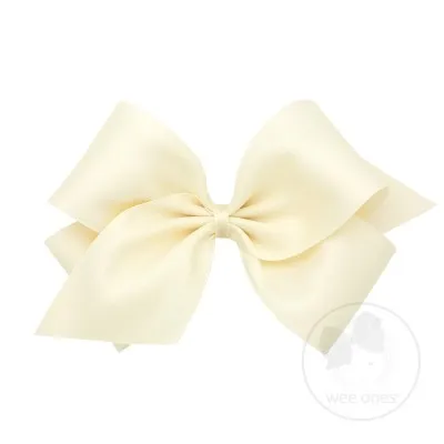 King Matte Satin Hair Bow