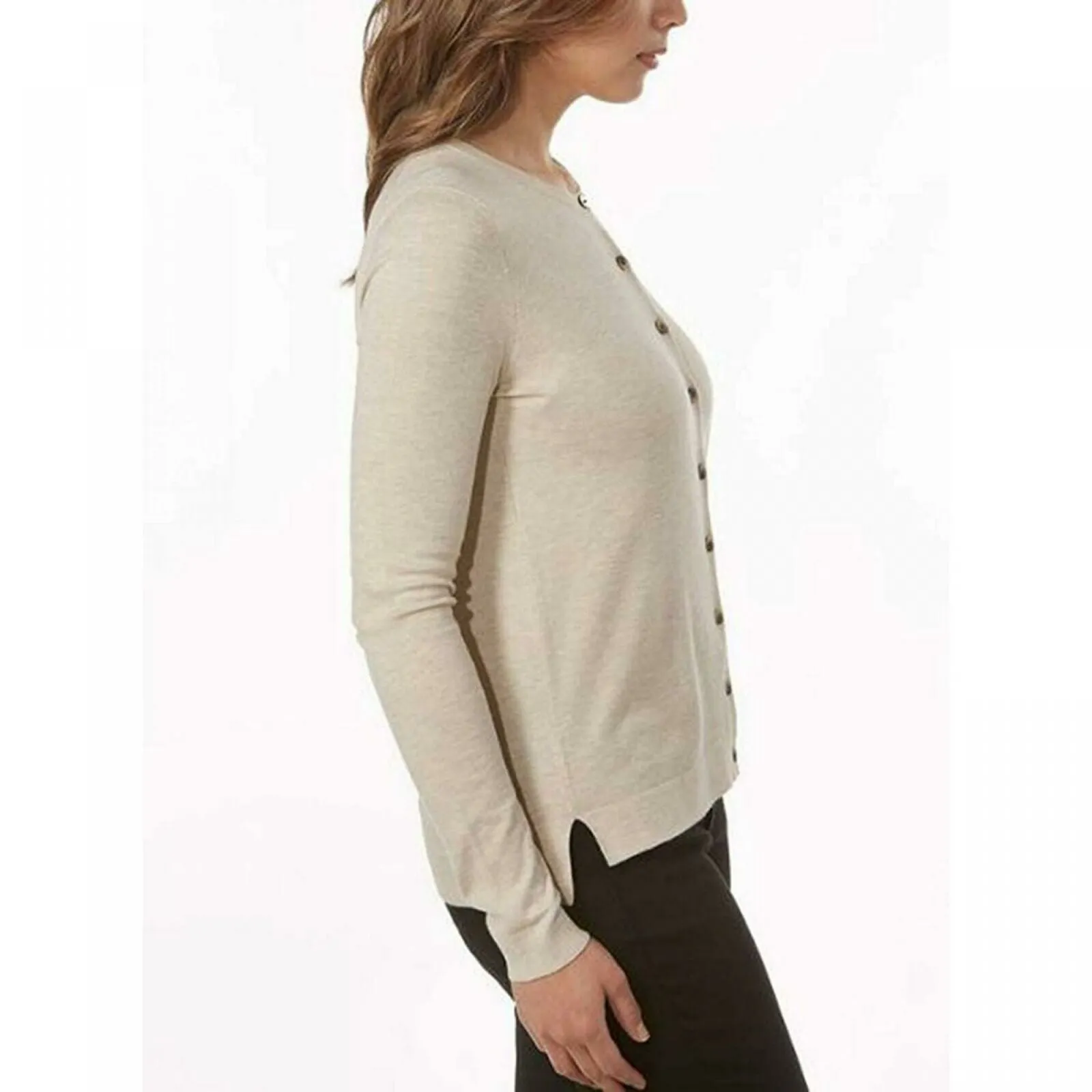 Kirkland Signature Women's Button Lightweight Cardigan Sweater