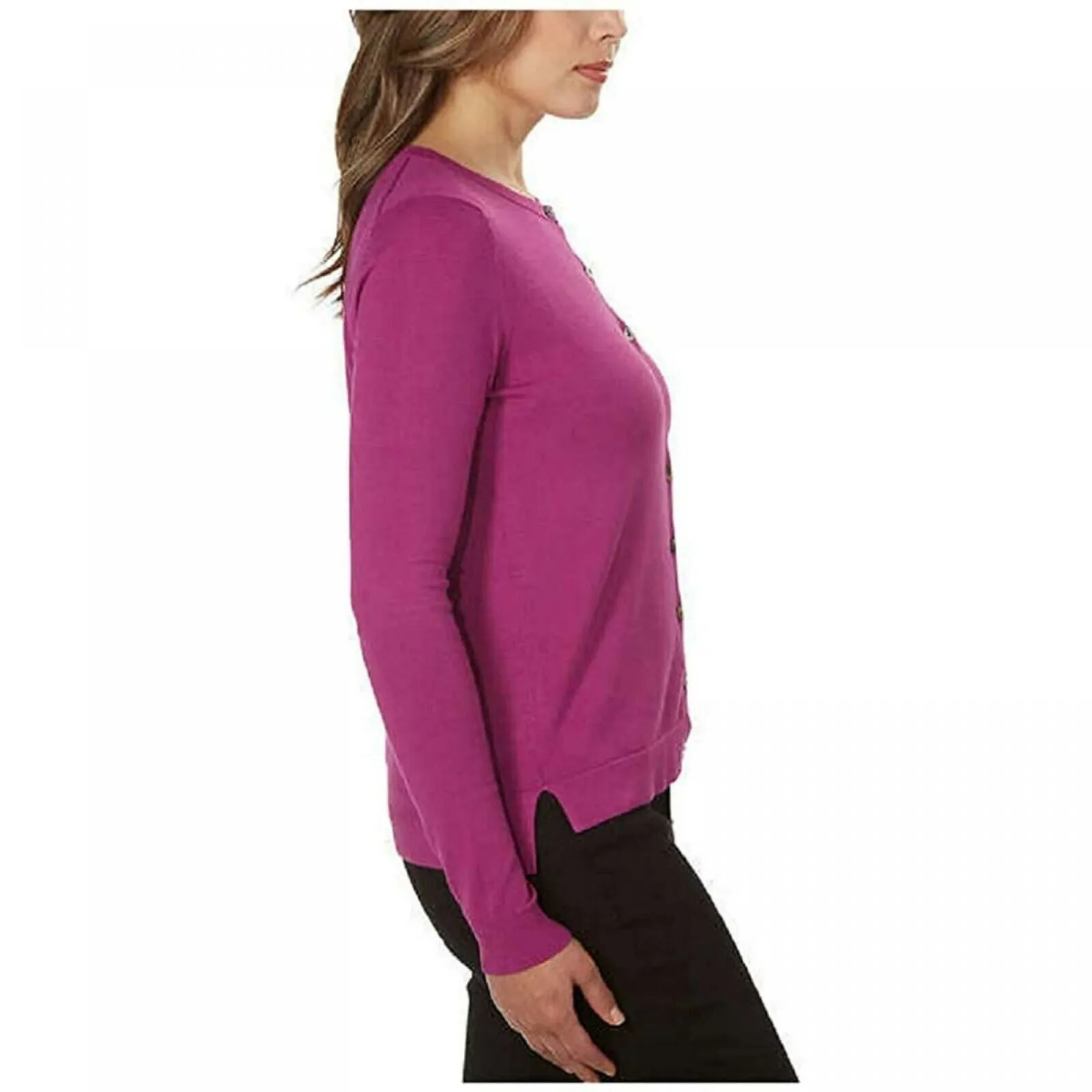 Kirkland Signature Women's Button Lightweight Cardigan Sweater