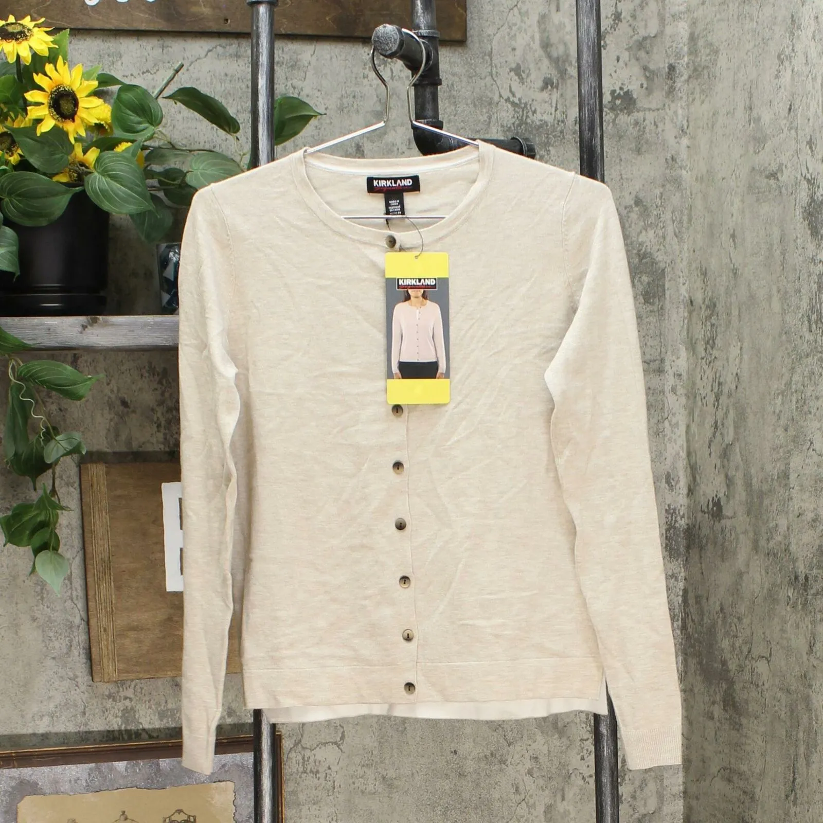 Kirkland Signature Women's Button Lightweight Cardigan Sweater
