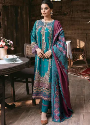 KK-01 | Qalamkar Winter Shawl Collection 2021 | Unstitched Embroidered Suits