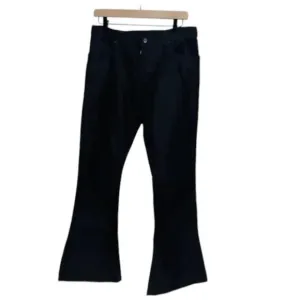 KSUBI Women’s Joplin Flare Leg Jeans Stretch Premium Denim Black Size 32X33