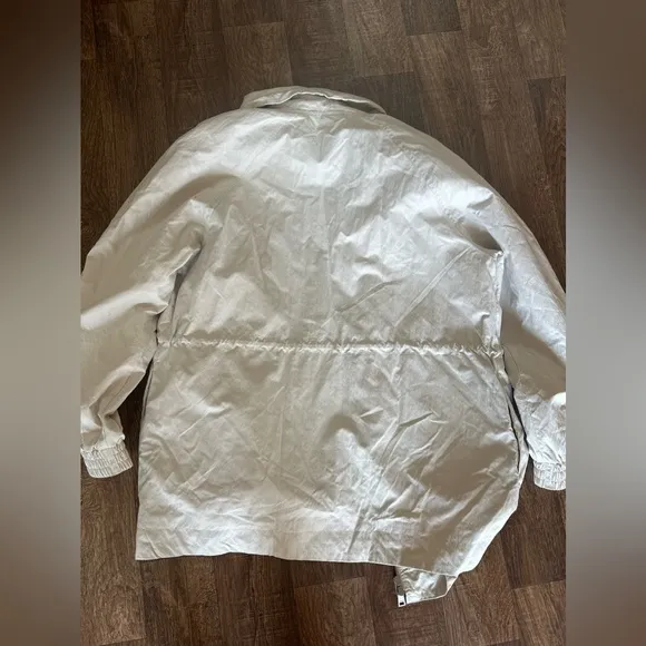 Levi's Women Cotton Lightweight Jacket Large Sand Beige LW1RP575 with Pockets