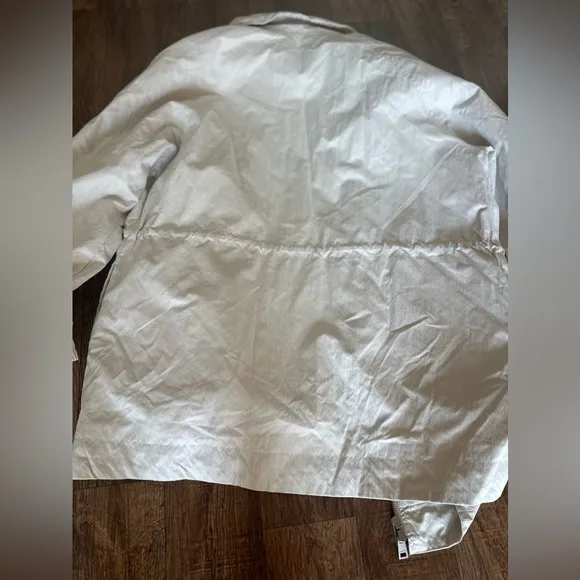 Levi's Women Cotton Lightweight Jacket Large Sand Beige LW1RP575 with Pockets