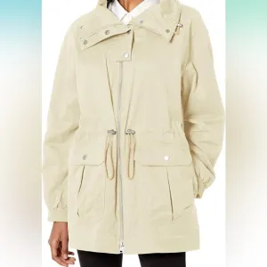Levi's Women Cotton Lightweight Jacket Large Sand Beige LW1RP575 with Pockets