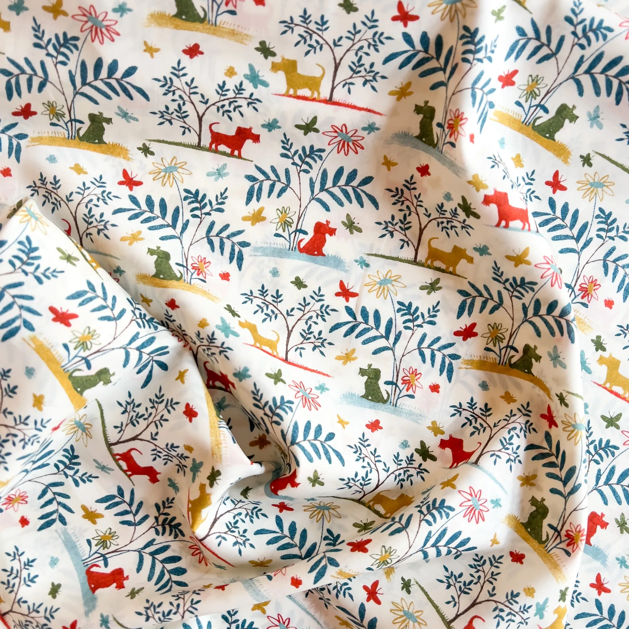 Liberty Fabrics Organic Tana Lawn - Plum Dog C