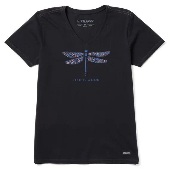 Life Is Good Women's Tee, Jet Black (Size M)