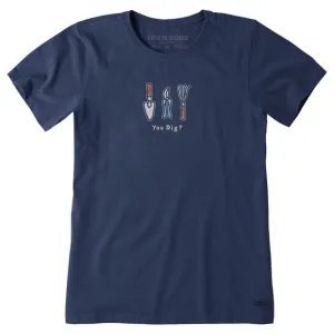 Life is Good Women's You Dig? Crusher Tee