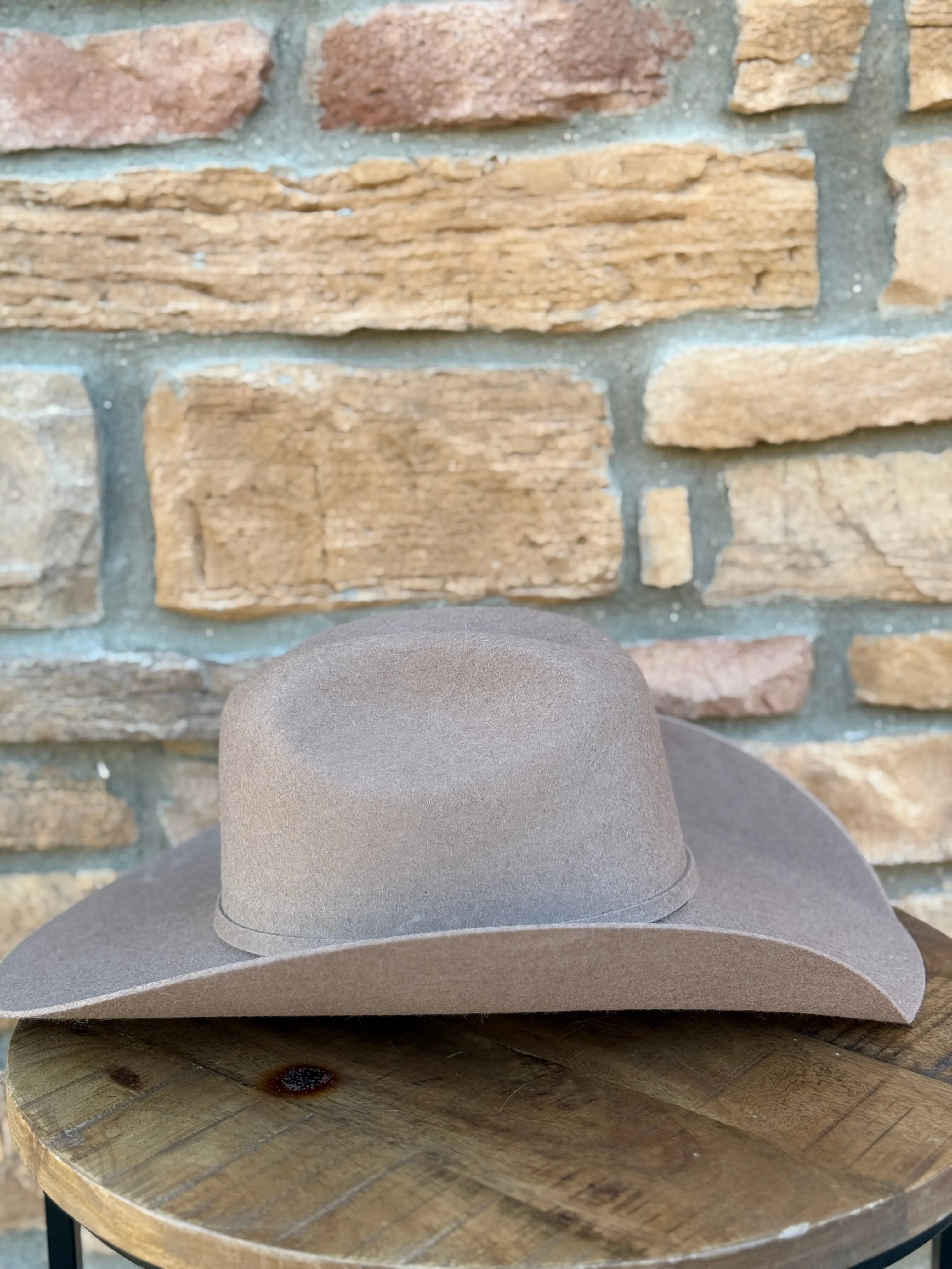 Light Brown Economy Cowboy Wool Hat