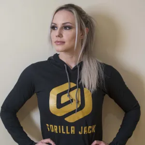 Lightweight Hooded Tee - Black (Women's)