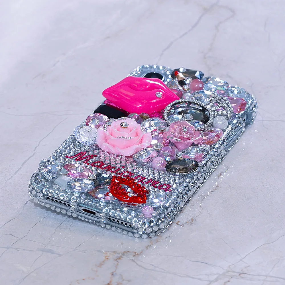 Lipstick Lovers Personalized Name & Initials Design (style PN_1048)