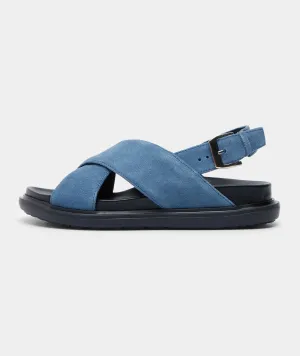 Lola Sandal - Blue Suede