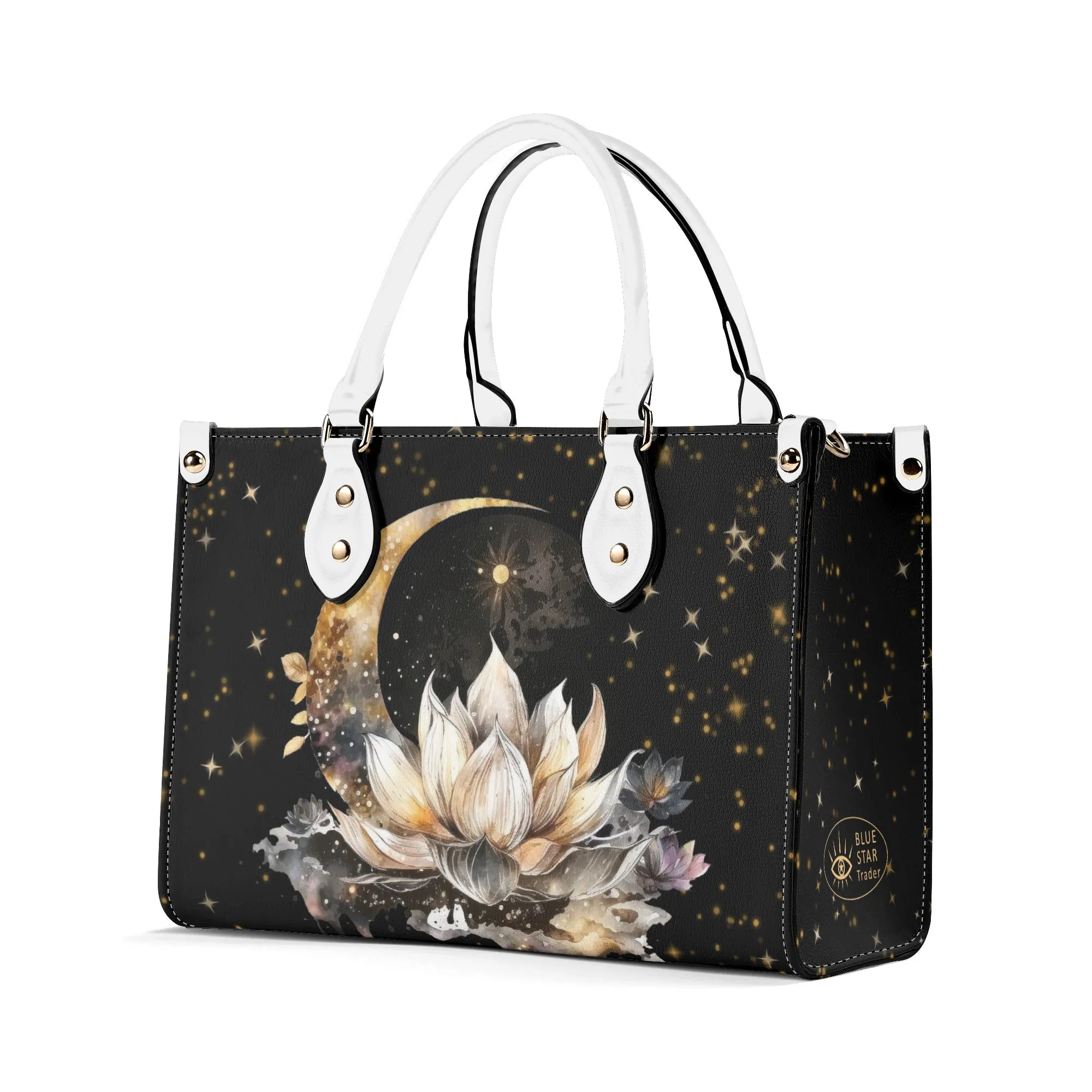 Lotus Moon Luxury Women PU Leather Handbag