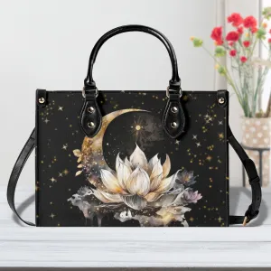 Lotus Moon Luxury Women PU Leather Handbag