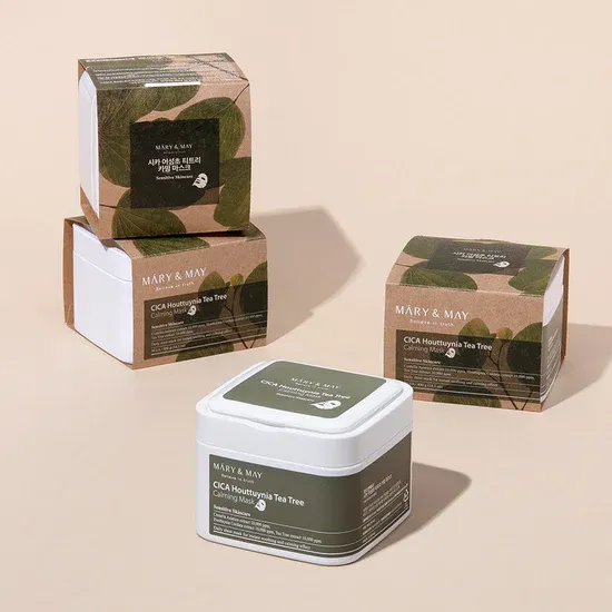 < New arrival > MARY & MAY CICA Houttuynia Tea Tree Calming Mask Pack - Box of 30 sheet masks