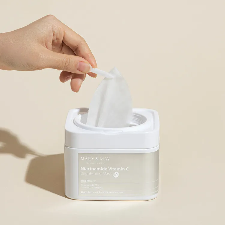< New arrival > MARY & MAY Niacinamide Vitamin C Brightening Mask Pack - Box of 30 sheet masks