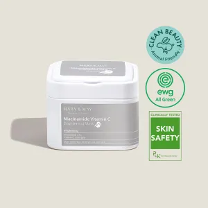 < New arrival > MARY & MAY Niacinamide Vitamin C Brightening Mask Pack - Box of 30 sheet masks