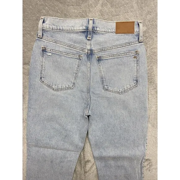 Madewell The Perfect Vintage Crop Jeans Women's Size 27 High Rise Distresssed