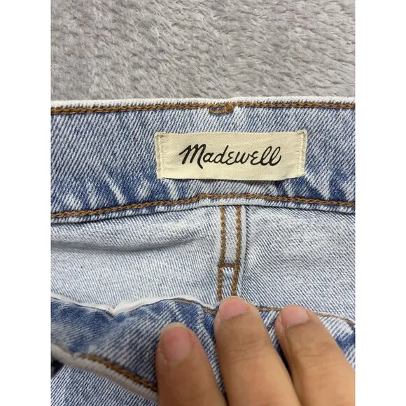 Madewell The Perfect Vintage Crop Jeans Women's Size 27 High Rise Distresssed