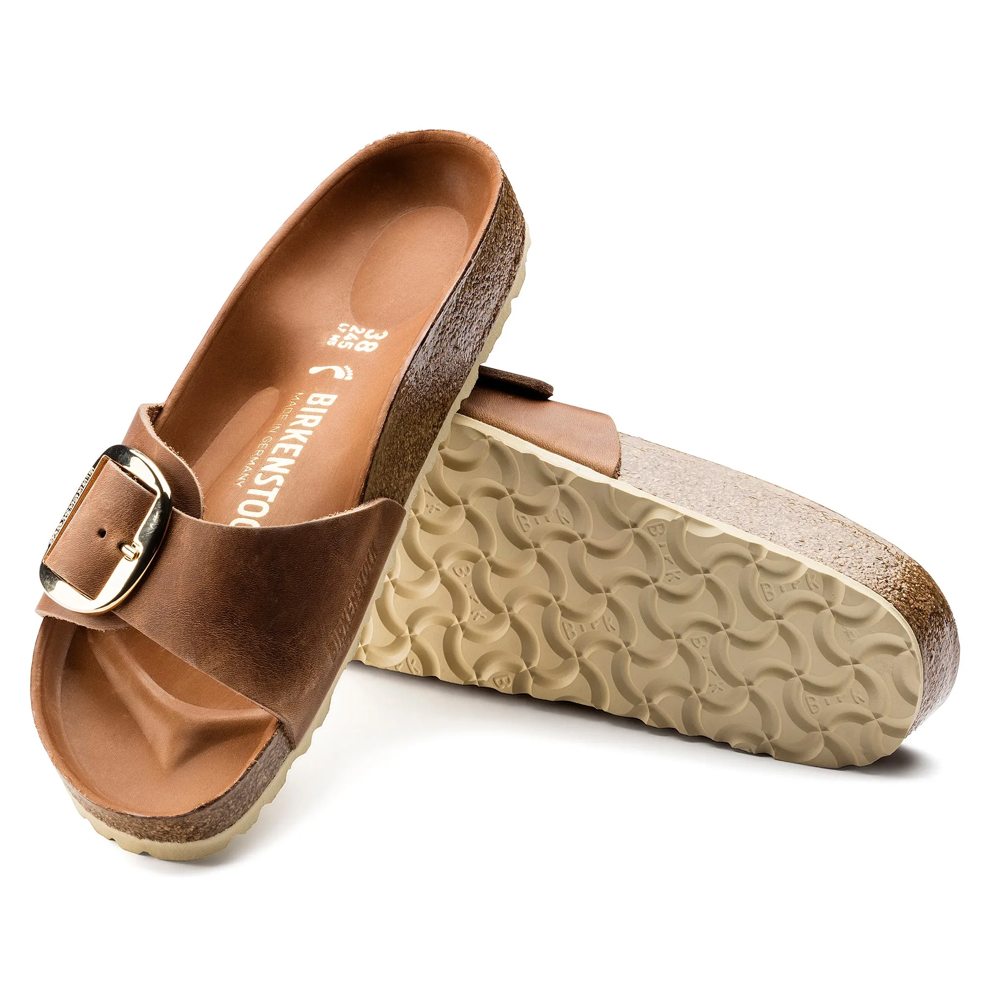 Madrid Big Buckle | Cognac