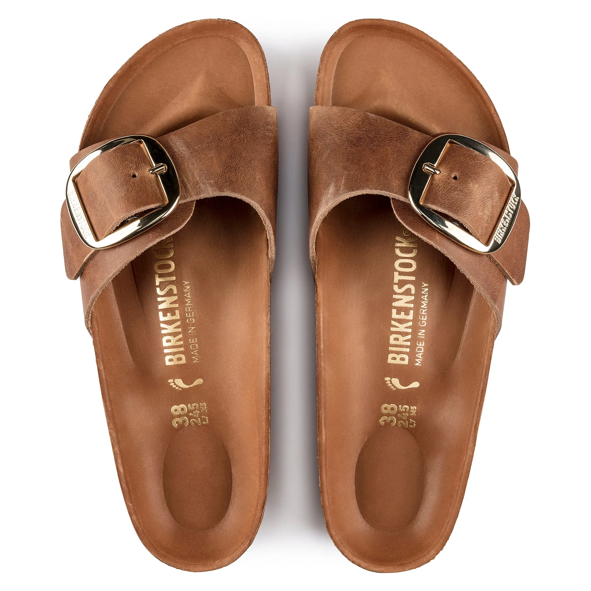 Madrid Big Buckle | Cognac