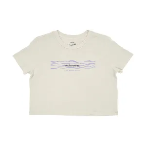 MAKE WAVES CROP TEE
