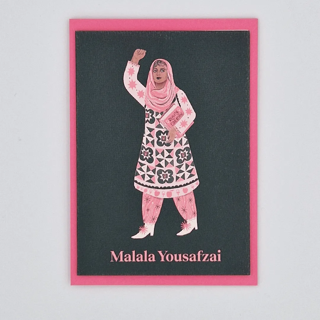 Malala Yousafzai Iconic Women Greeting Card