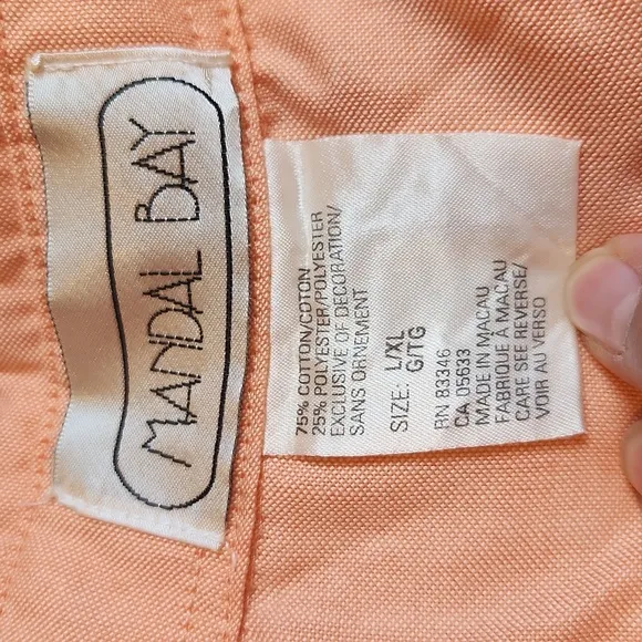Mandal Bay, Orange Halloween  Longsleeve Button Down, Cat and Pumpkins Shirt