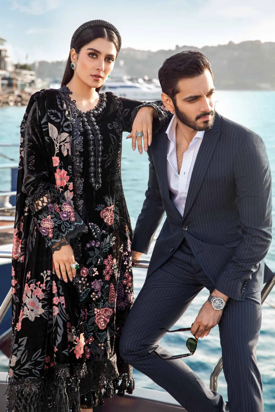 Maria.B | Linen Collection '23 | Black DL-1102