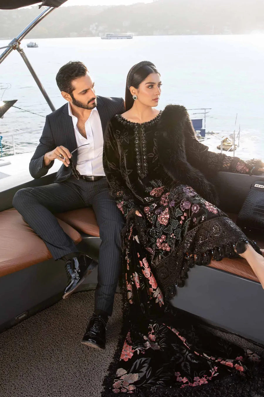 Maria.B | Linen Collection '23 | Black DL-1102