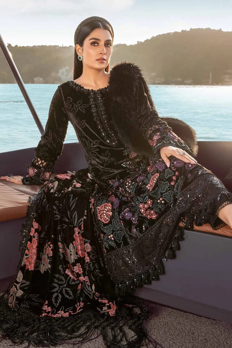 Maria.B | Linen Collection '23 | Black DL-1102