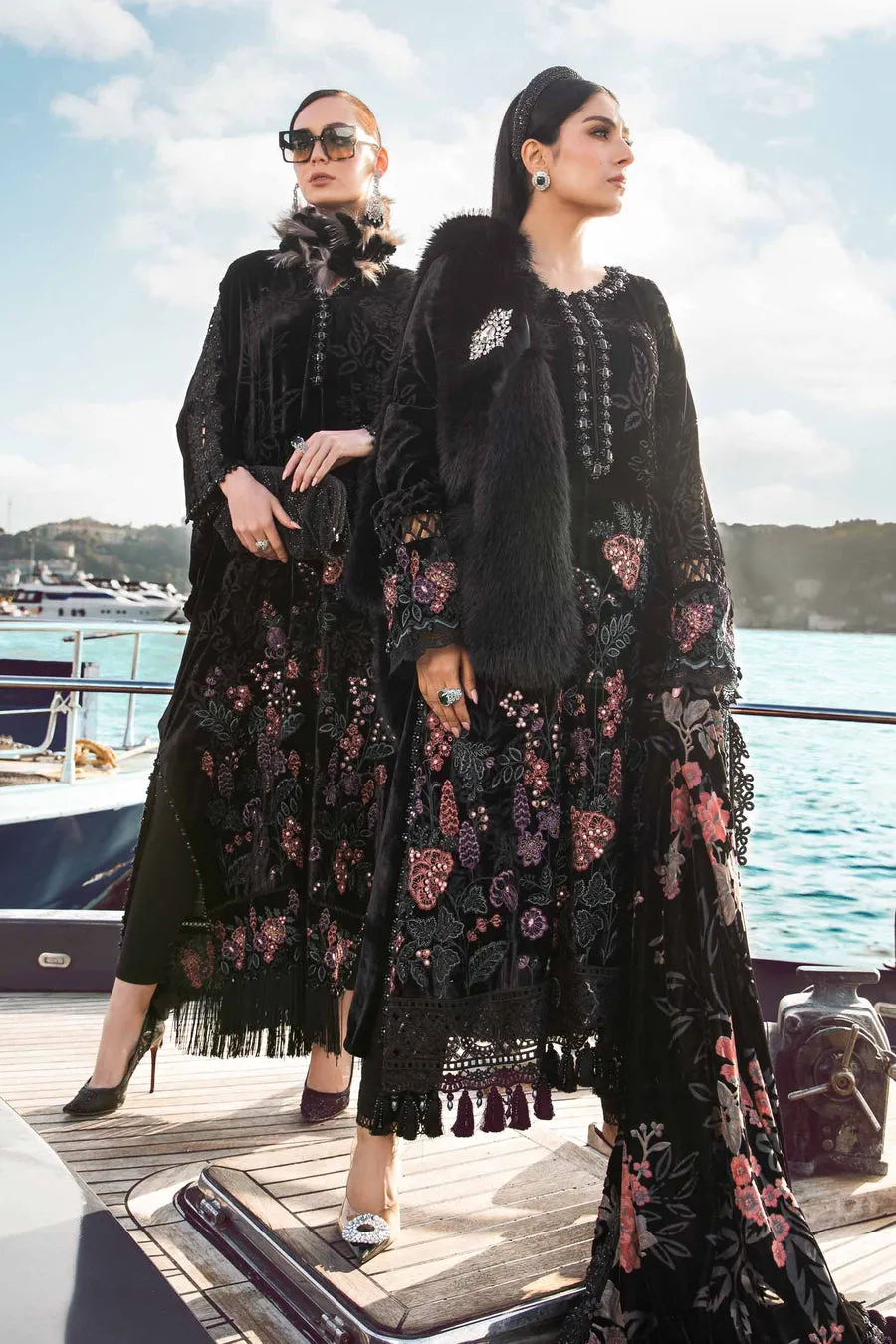 Maria.B | Linen Collection '23 | Black DL-1102