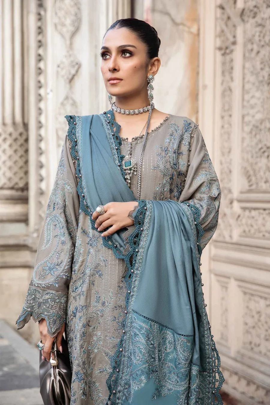 Maria.B | Linen Collection '23 | grey DL-1104