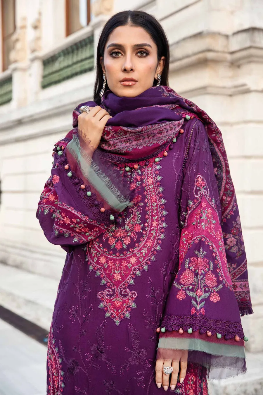 Maria.B | Linen Collection '23 | Purple DL-1108