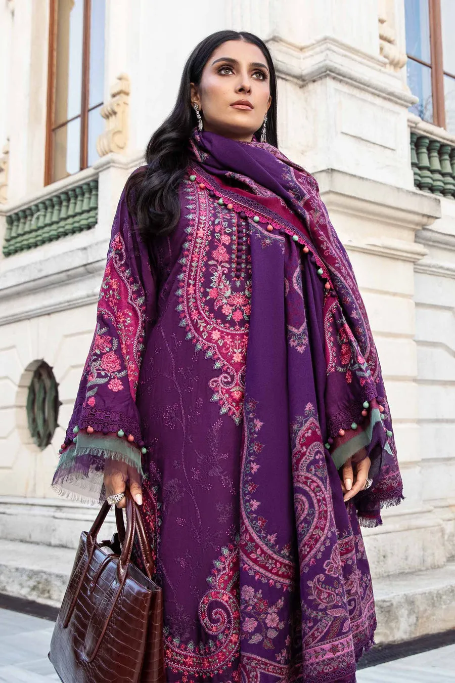 Maria.B | Linen Collection '23 | Purple DL-1108