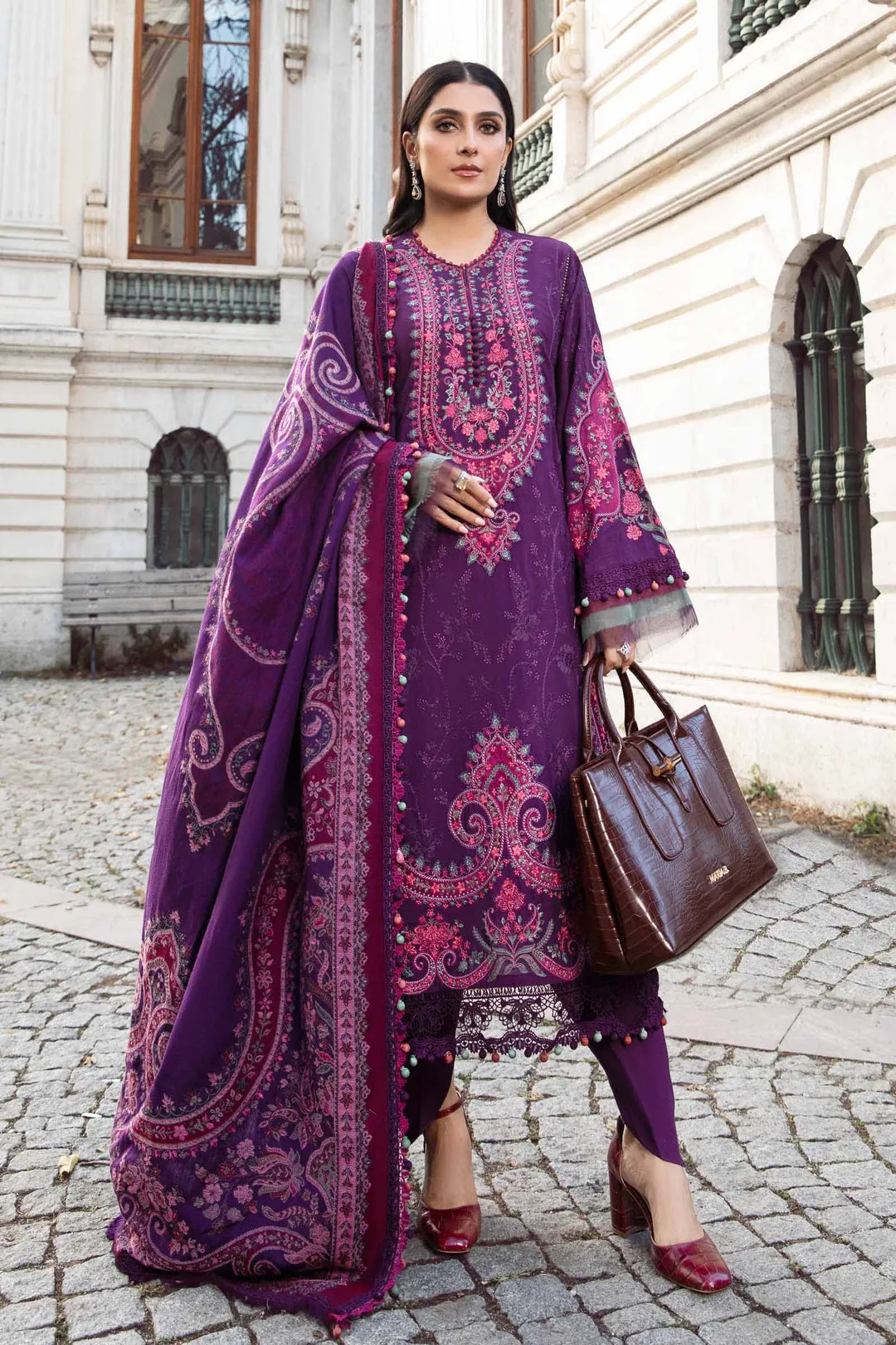 Maria.B | Linen Collection '23 | Purple DL-1108