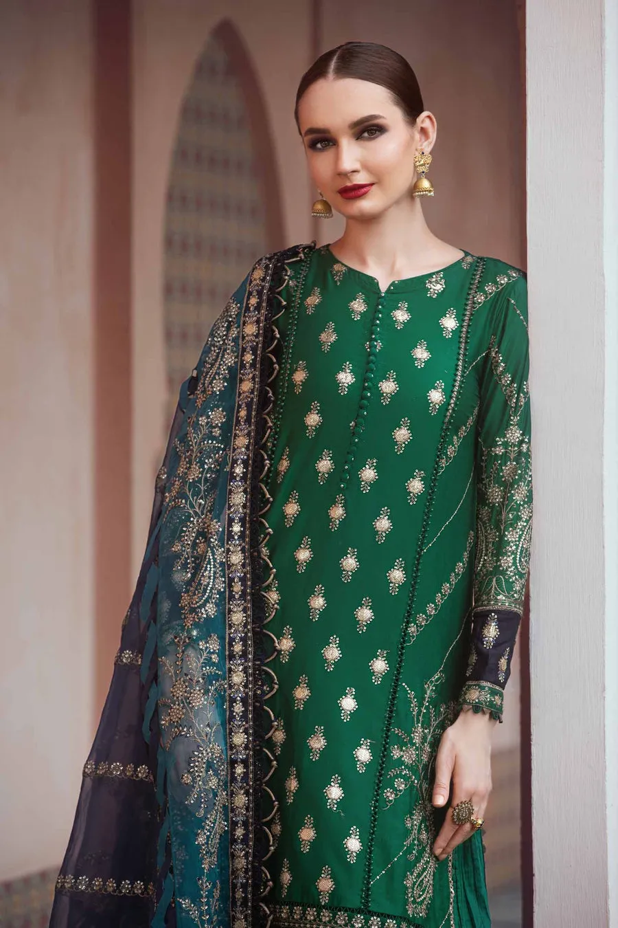 Maria.B | Sateen Collection '23 | Emerald green CST-711