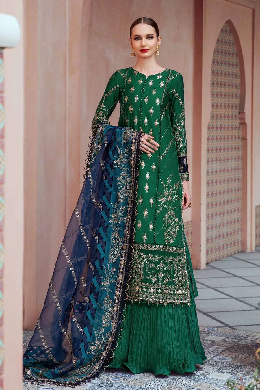 Maria.B | Sateen Collection '23 | Emerald green CST-711