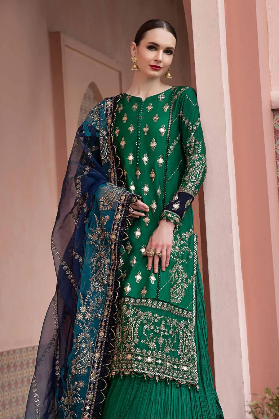 Maria.B | Sateen Collection '23 | Emerald green CST-711