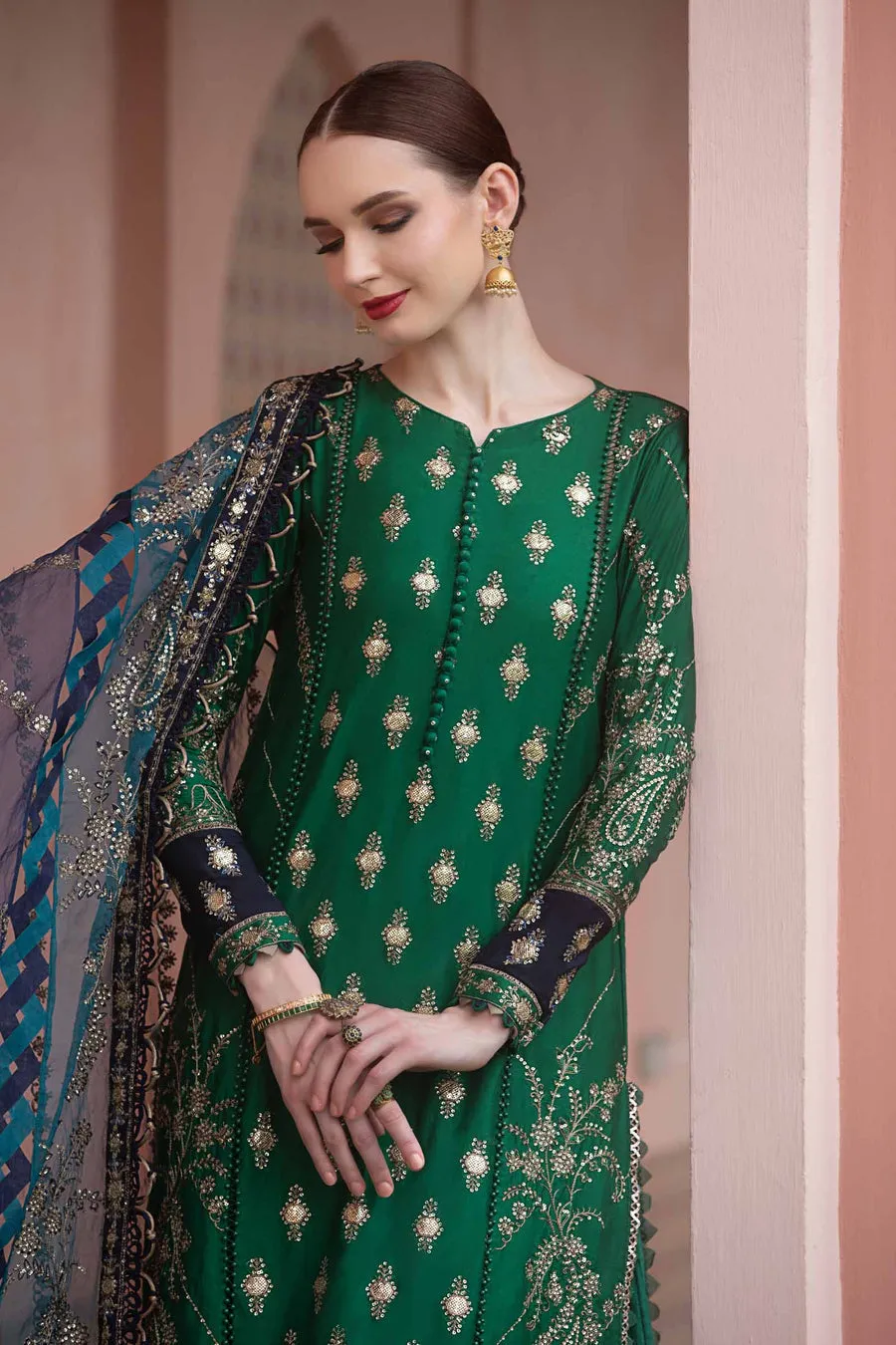Maria.B | Sateen Collection '23 | Emerald green CST-711