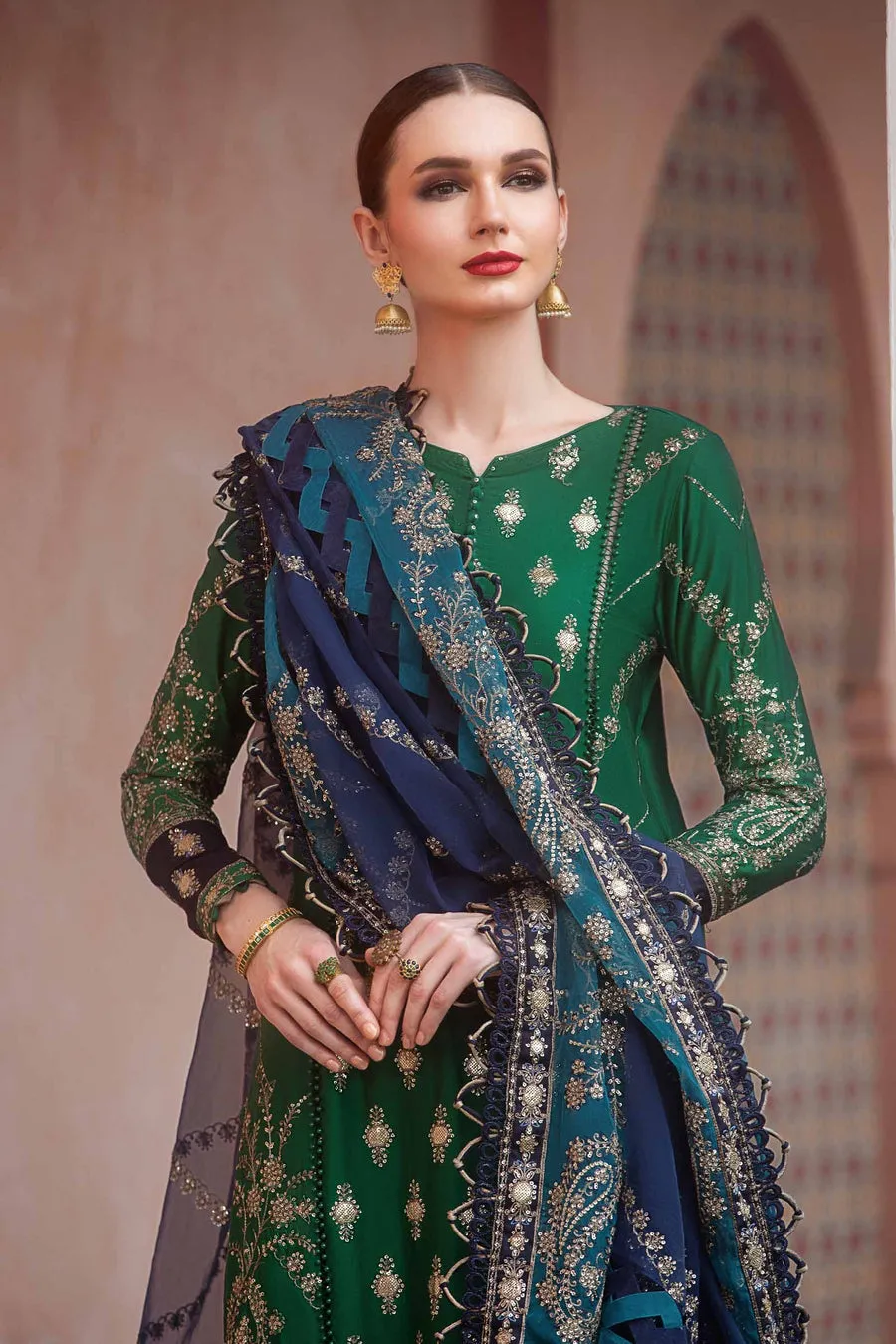 Maria.B | Sateen Collection '23 | Emerald green CST-711