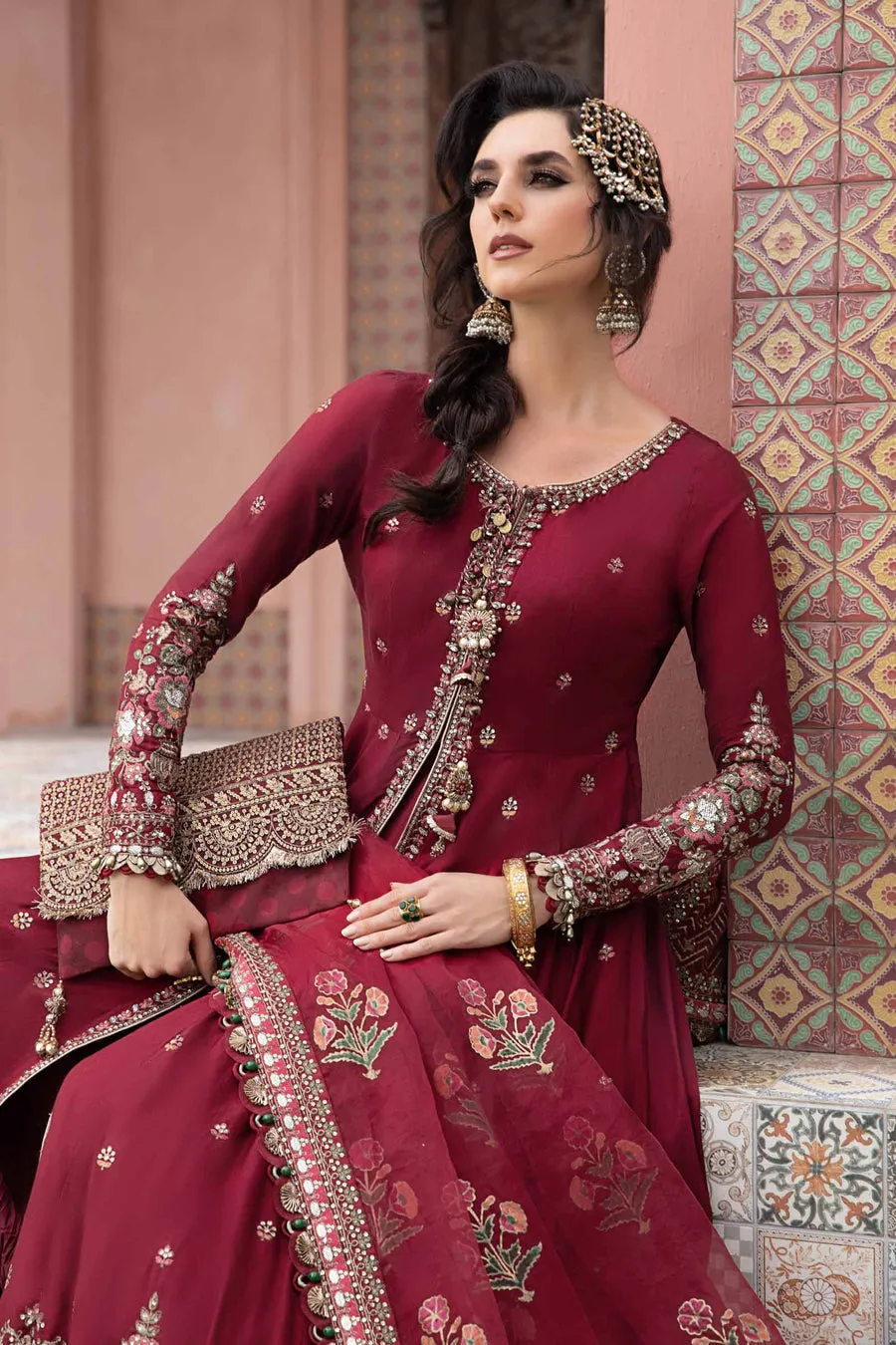 Maria.B | Sateen Collection '23 | maroon CST-708
