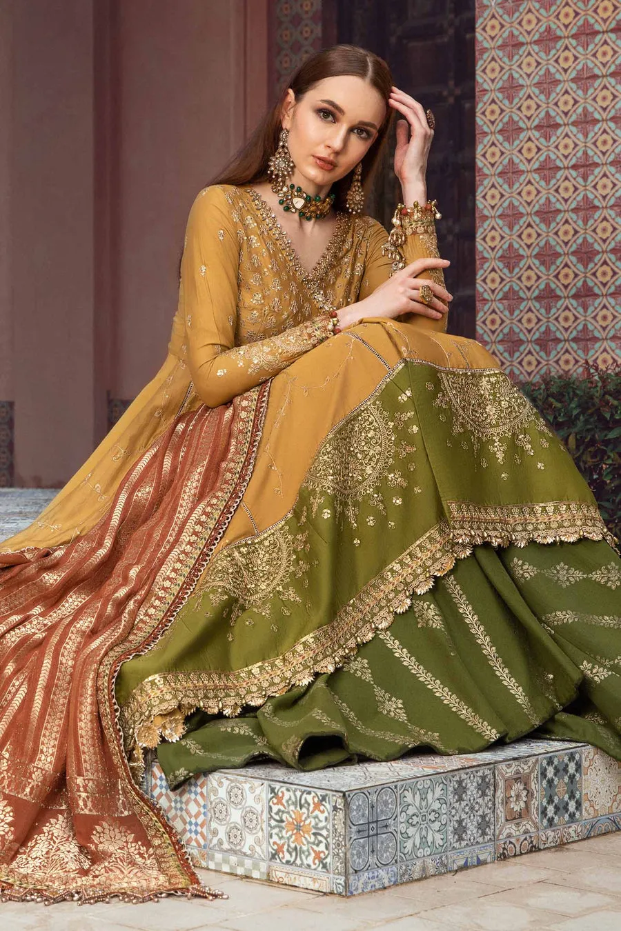 Maria.B | Sateen Collection '23 | MUSTARD CST-702