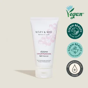 [MARY & MAY] Vegan Low pH Hyaluronic Gel Cleanser 30ml