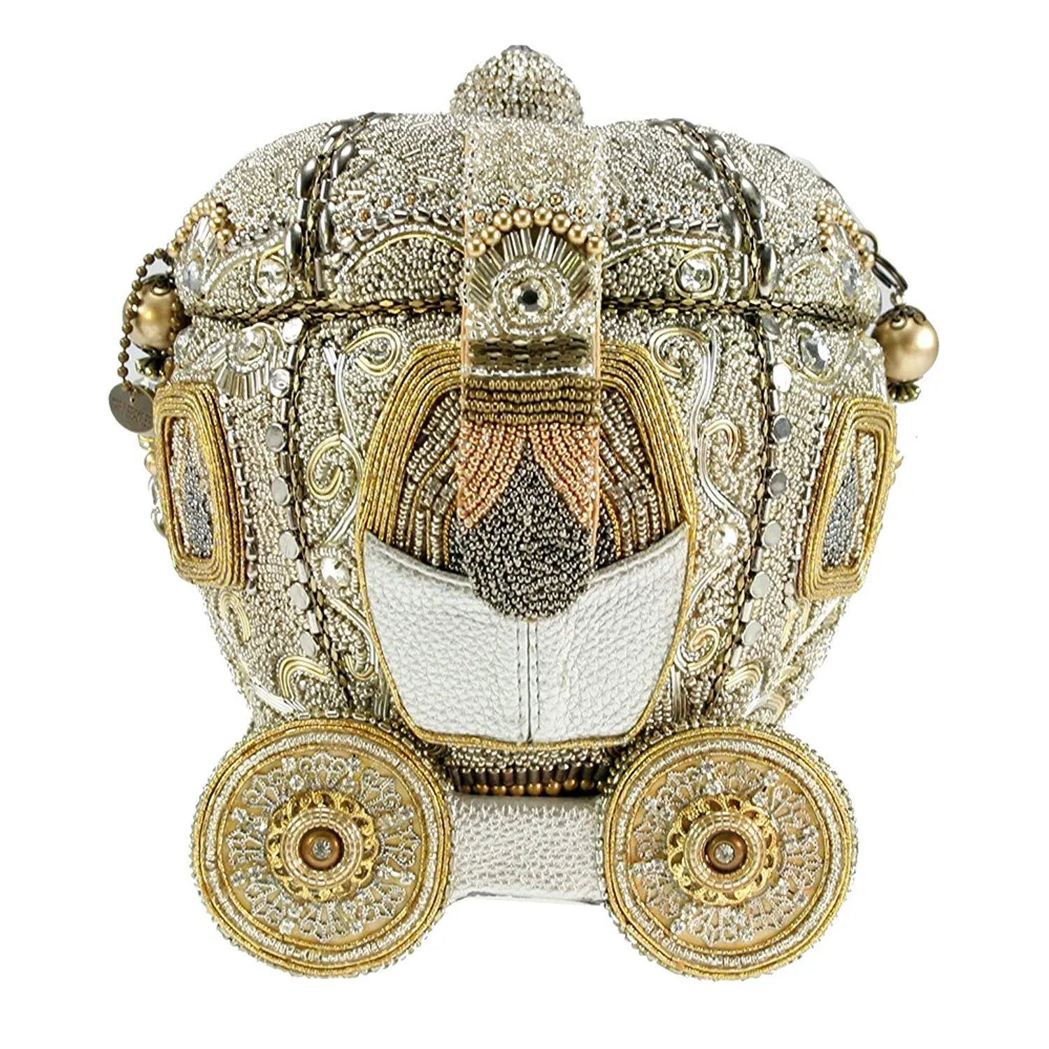 Mary Frances Before Midnight Carriage Special Bag Handbag Gold Cinderella New